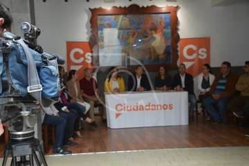 Presentación de la candidatura de CS de Telde (Foto TA)
